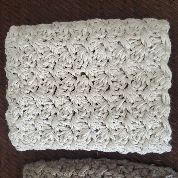 Handmade Crochet Dish Towel and Pot Holder 💯 Cotton - Picture 3 of 7